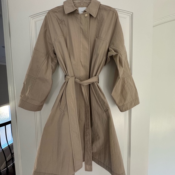 Vince Jackets & Blazers - Women's Tan Belted Raincoat